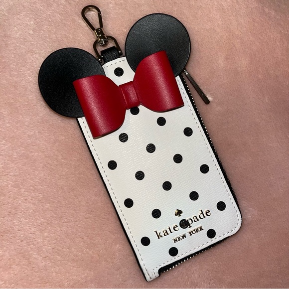 kate spade Handbags - Kate Spade Minnie Mouse Keychain Wallet